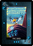 The Bird Card Blue