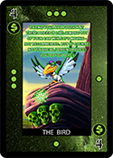 The Bird Card Green